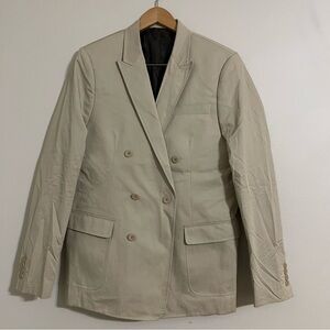 givenchy beige cotton blazer Large